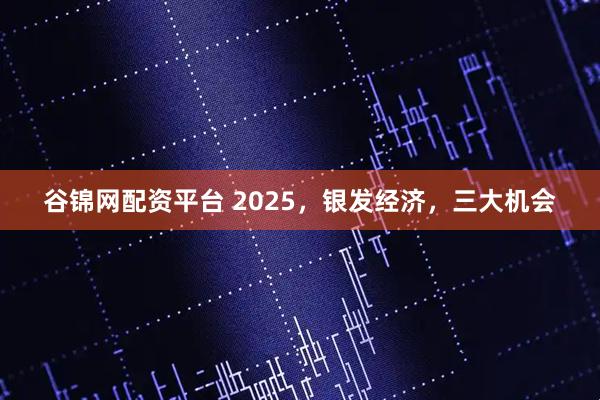 谷锦网配资平台 2025,银发经济,三大机会